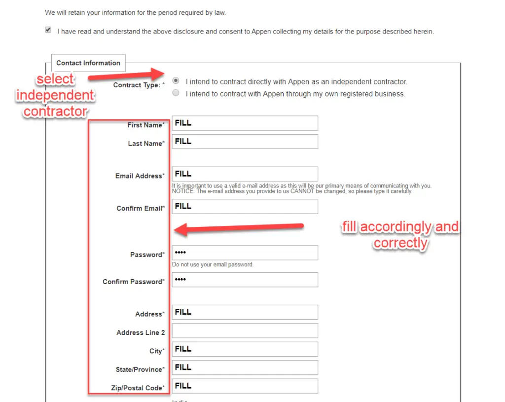 appen signup step by step guide