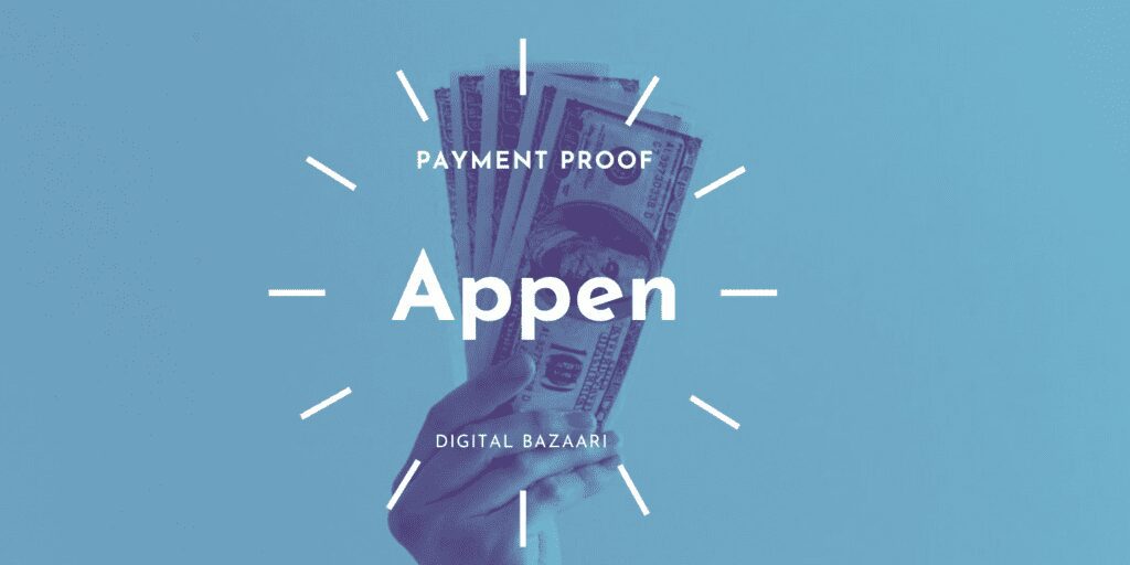appen payment proof