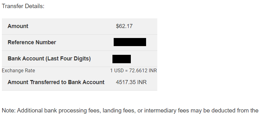 Appen Payment Proof for March 2020