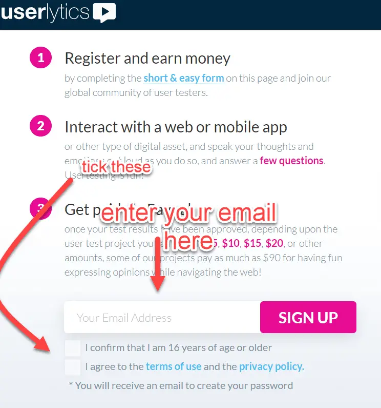 earn money for testing websites paypal