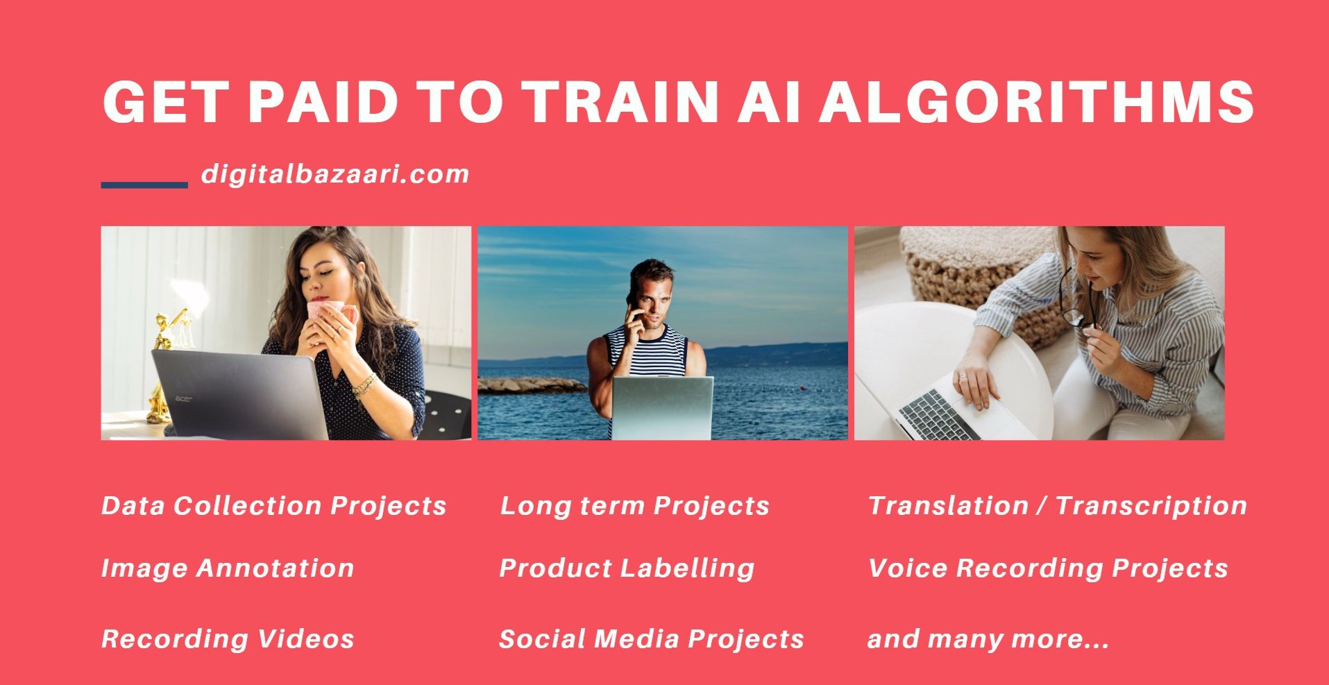 Get paid to train AI Algorithms