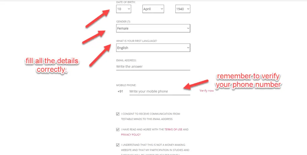 testable minds registration guide