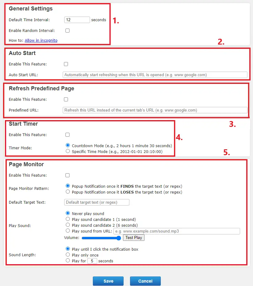 auto refresh plus settings explained for beer money sites