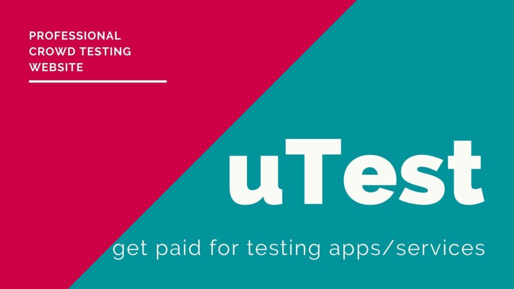 uTest site review with payment proof