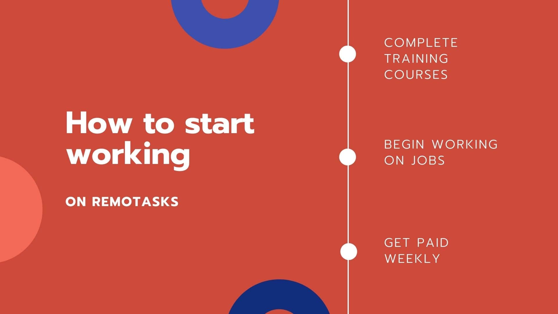 how to start working in remotasks