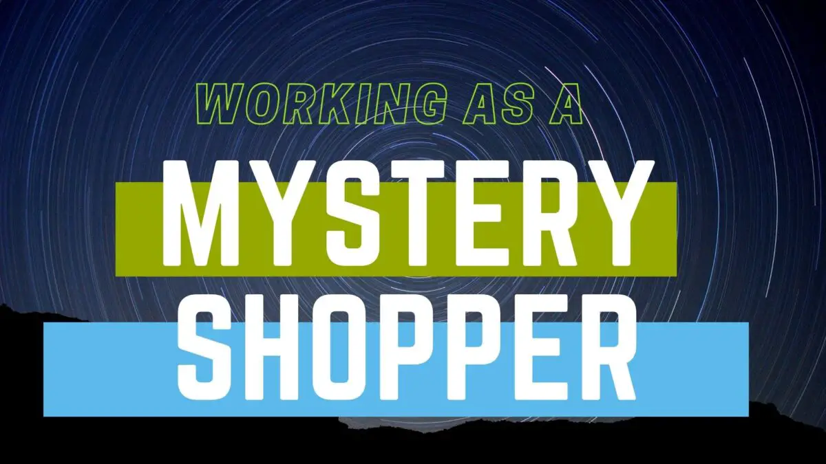 work as a mystery shopper
