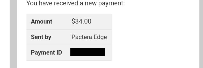 oneforma payment proof 2
