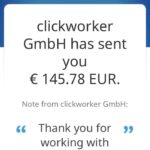 Random image: payment clickworker uhrs