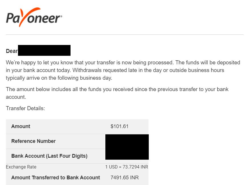 Appen Payment Proof