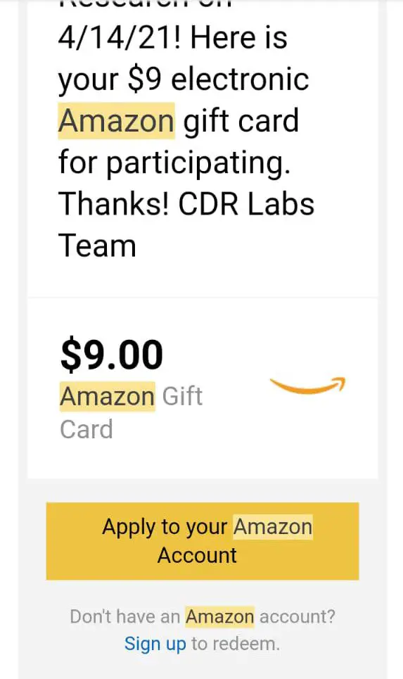 CDR Labs payment proof