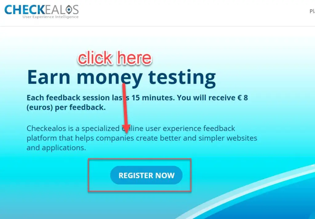 Signup for checkealos user testing
