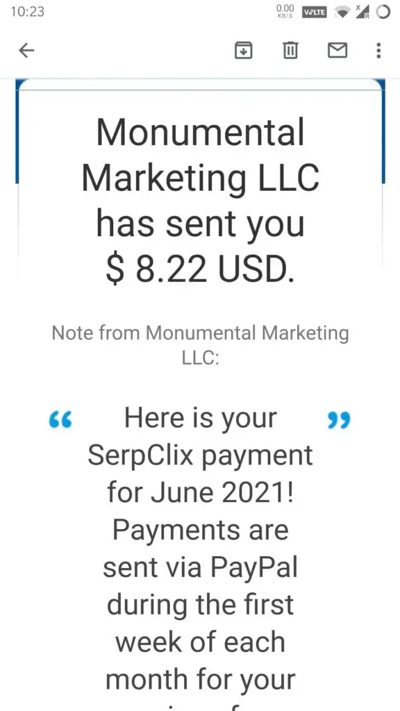 serpclix payment proof june 2021 latest monumental marketing