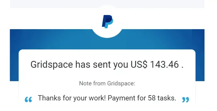 Gridspace mixer payment proof paypal. get paid to talk on the phone