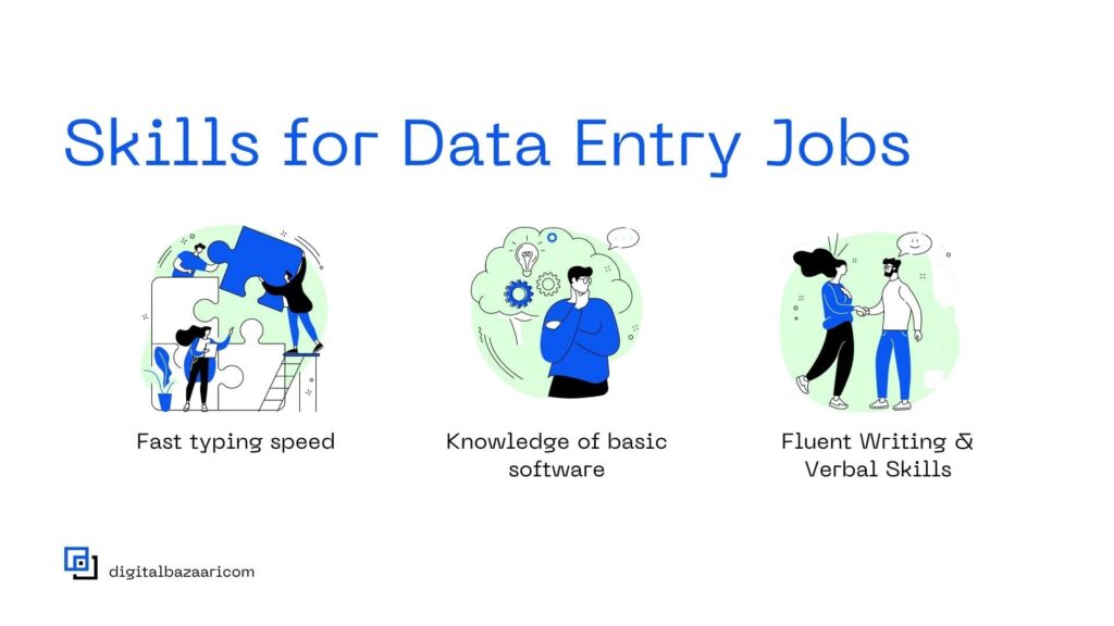 skills required for data entry jobs online