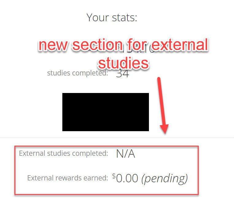 external studies payments section