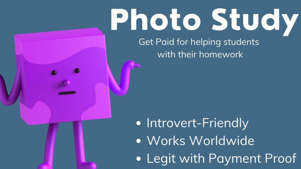 photostudy earn for homework help