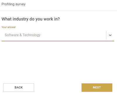 Grapedata profiling survey (onboarding survey)