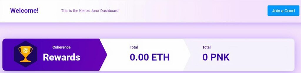 The Kleros Juror Dashboard