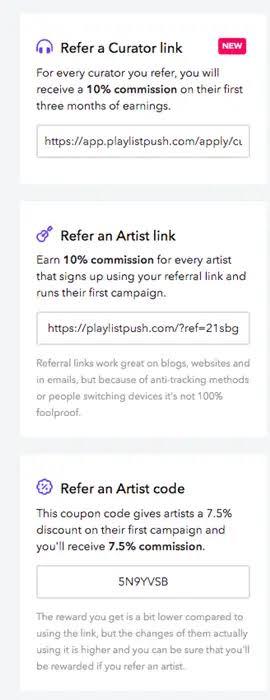 earn more with playlist push's referral program