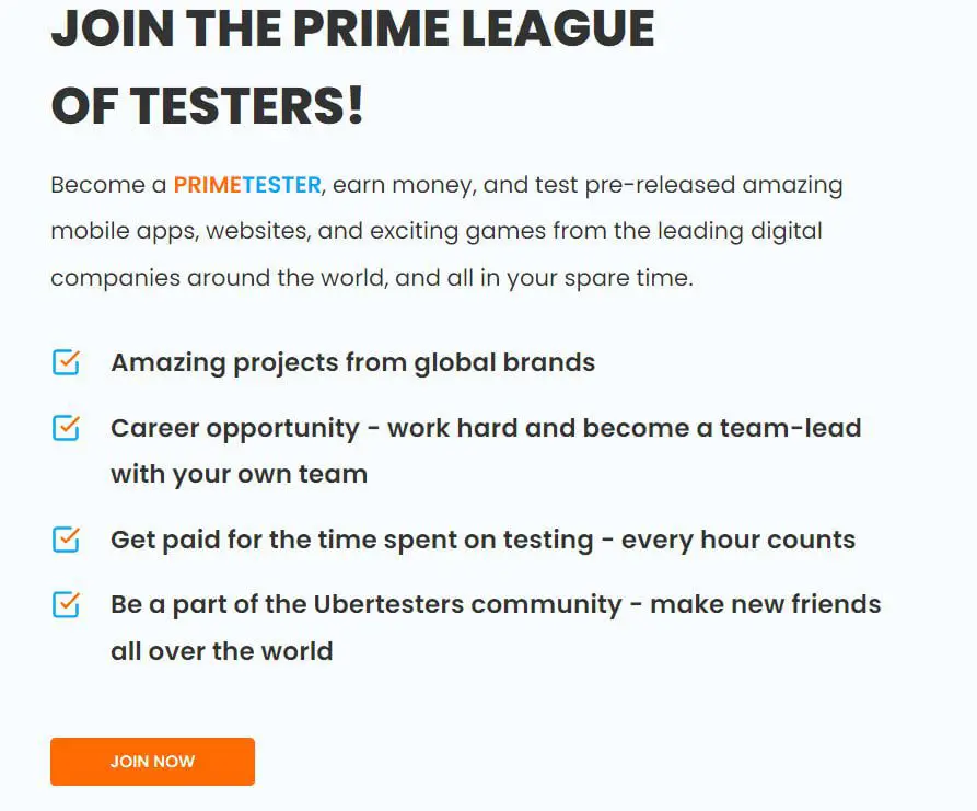 join ubertesters. all the benefits you get for joining ubertesters