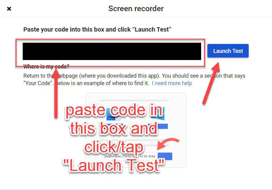 how to launch the practice test in playbook