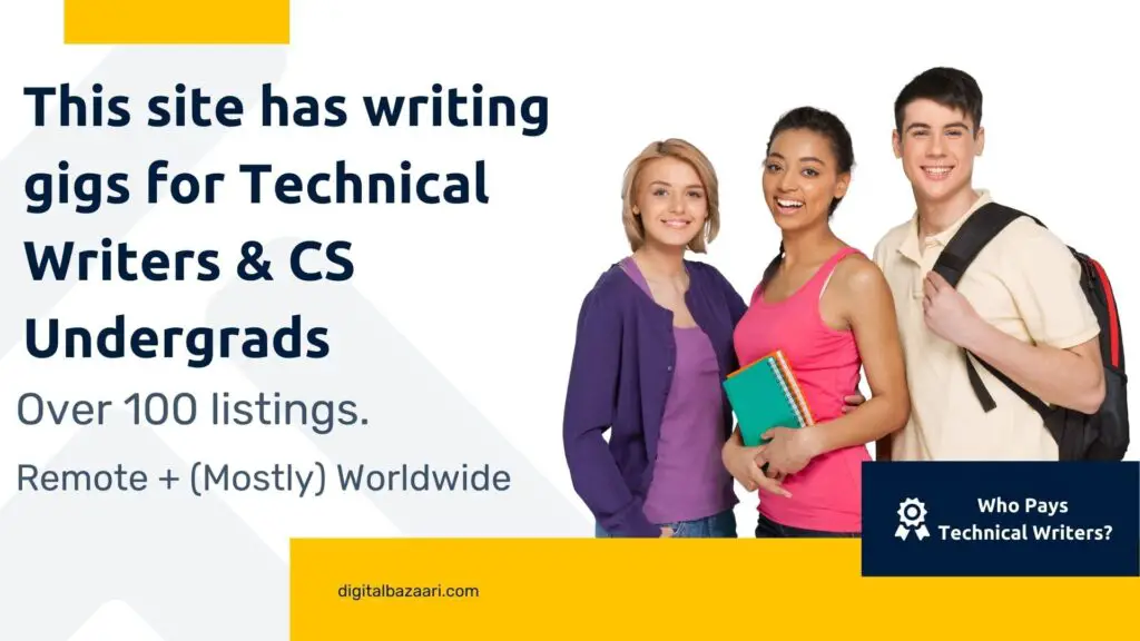 get technical writing gigs with this site