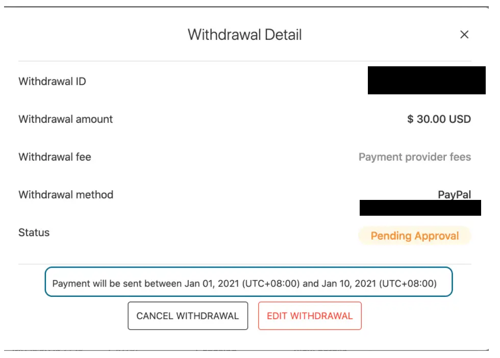 italki payment proof