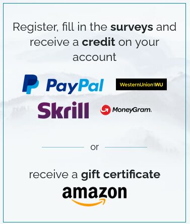 different payment methods used by surveyeah