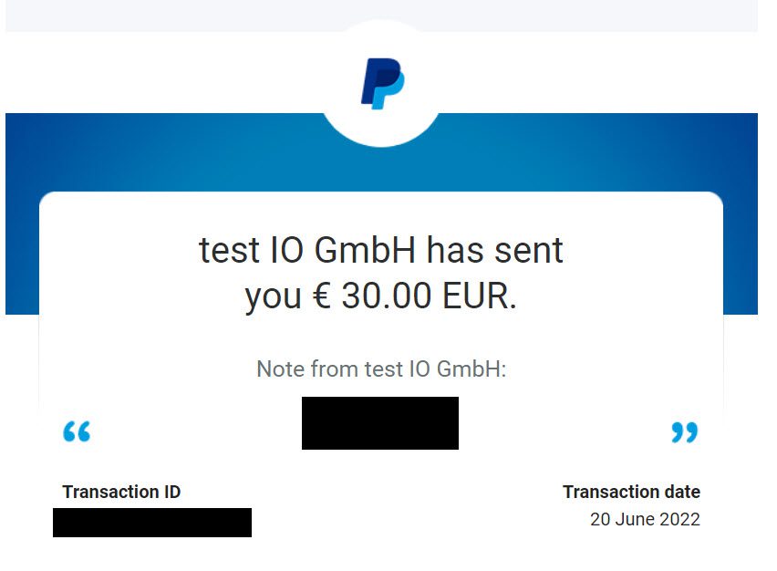 test IO payment proof october 2022